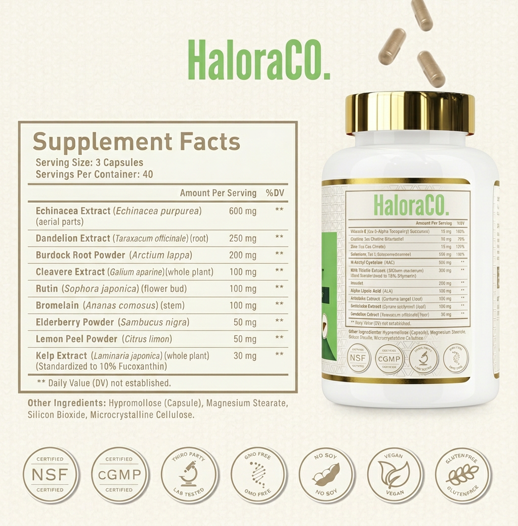 HaloraCO Liver Cleanse Detox, Repair & Support VIP