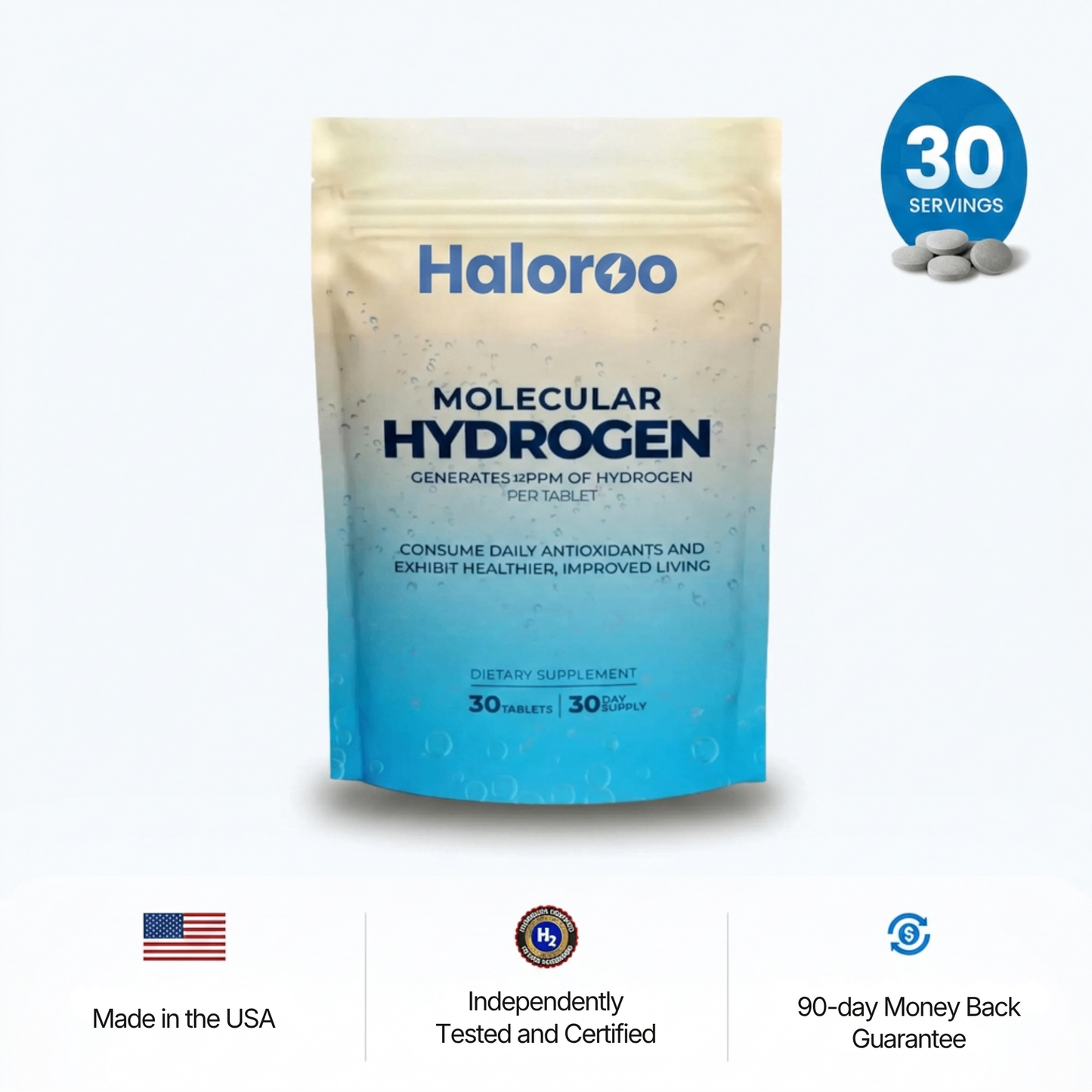 HaloraCo. Molecular Hydrogen Tablets