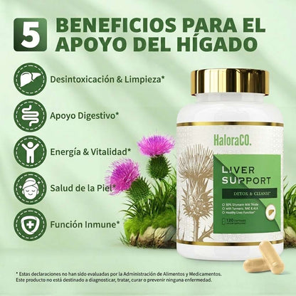 HaloraCO Crown Limpieza de Hígado: Desintoxica, Repara y Fortalece