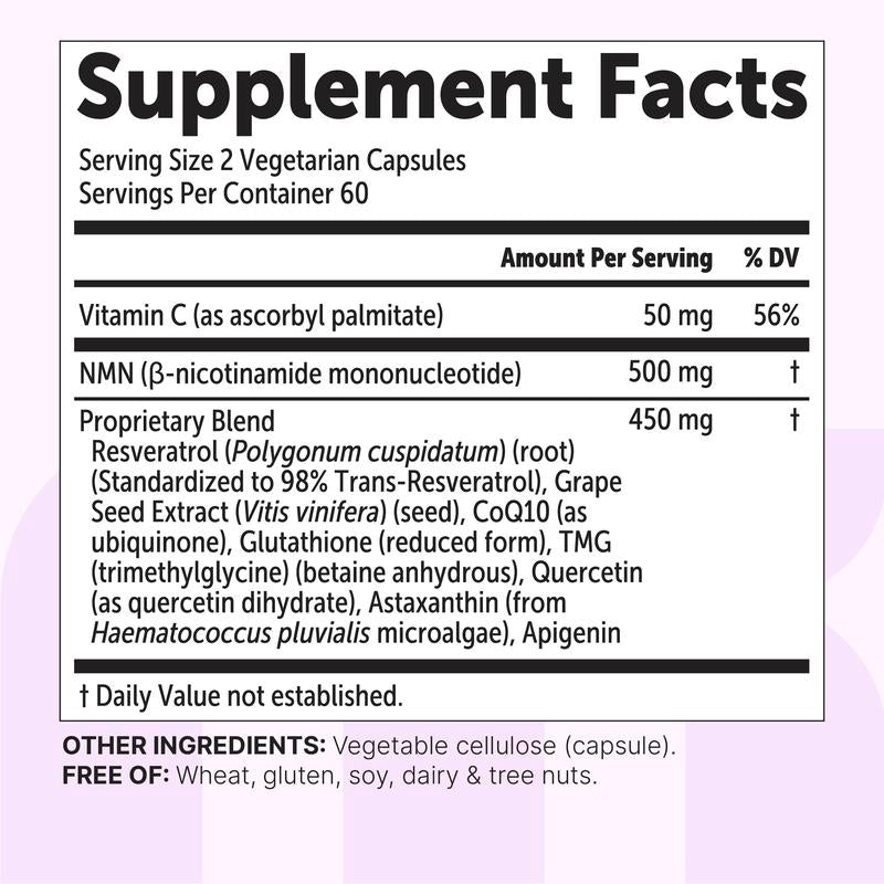 HaloraCo Pure NMN Capsules