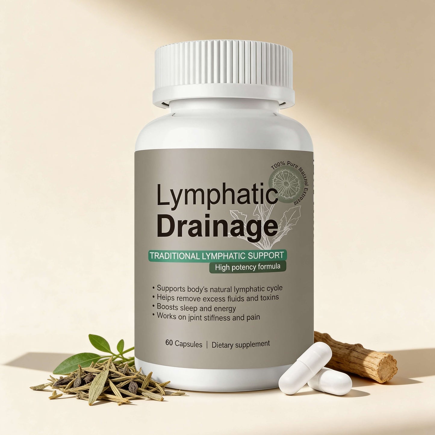 Haloraco Lymphatic Drainage Support — Daily Capsule Formula