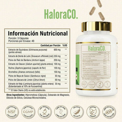 HaloraCO Crown Limpieza de Hígado: Desintoxica, Repara y Fortalece